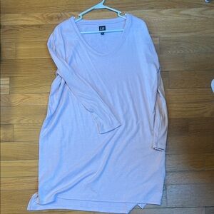 GAP Light Pink Long Sleeve Dress